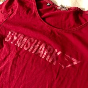 Gym shark Red T-shirt 🦈